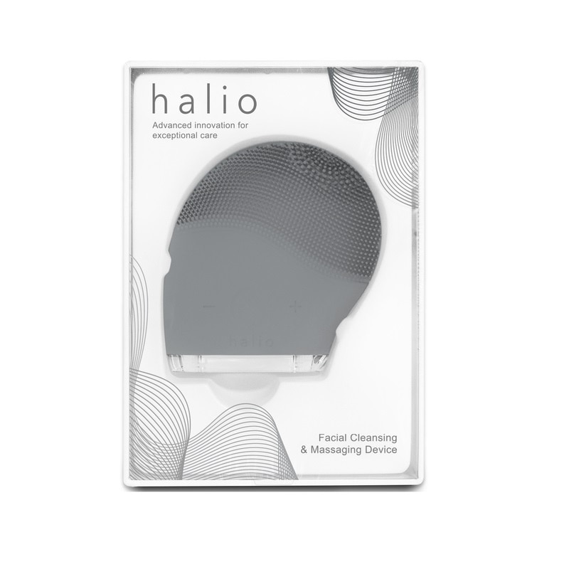 Máy Rửa Mặt Halio Facial Cleansing & Massaging Device .#Grey