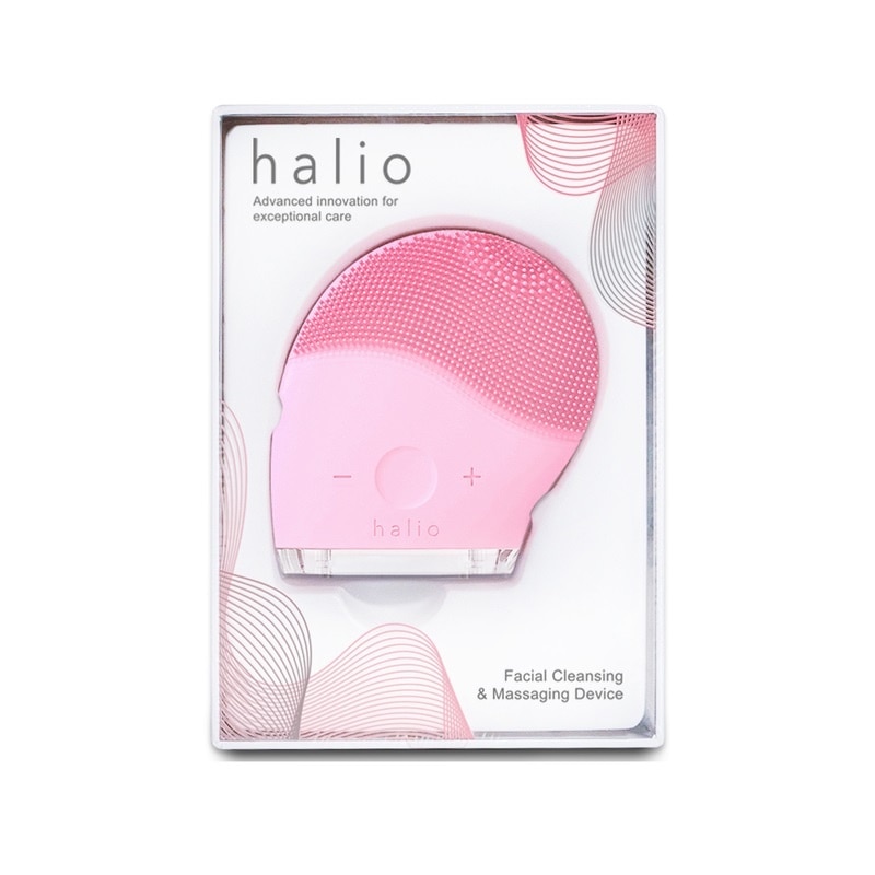 Máy Rửa Mặt Halio Facial Cleansing & Massaging Device .#Pink