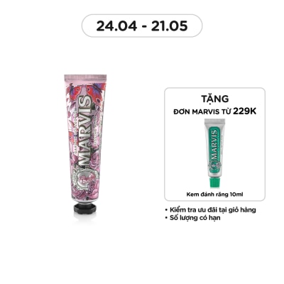 MARVIS Kem Đánh Răng Marvis Kissing Rose 75ml