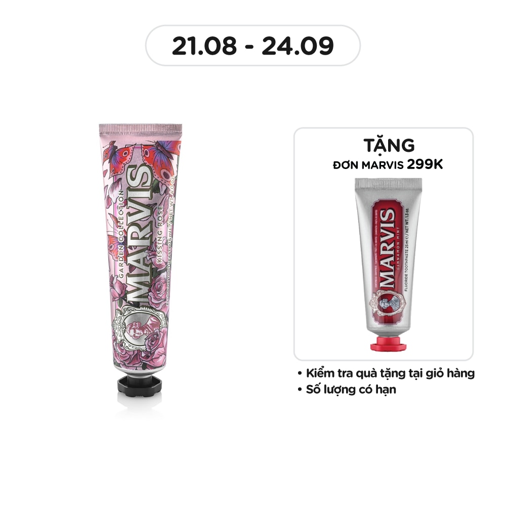 Kem Đánh Răng Marvis Kissing Rose 75ml