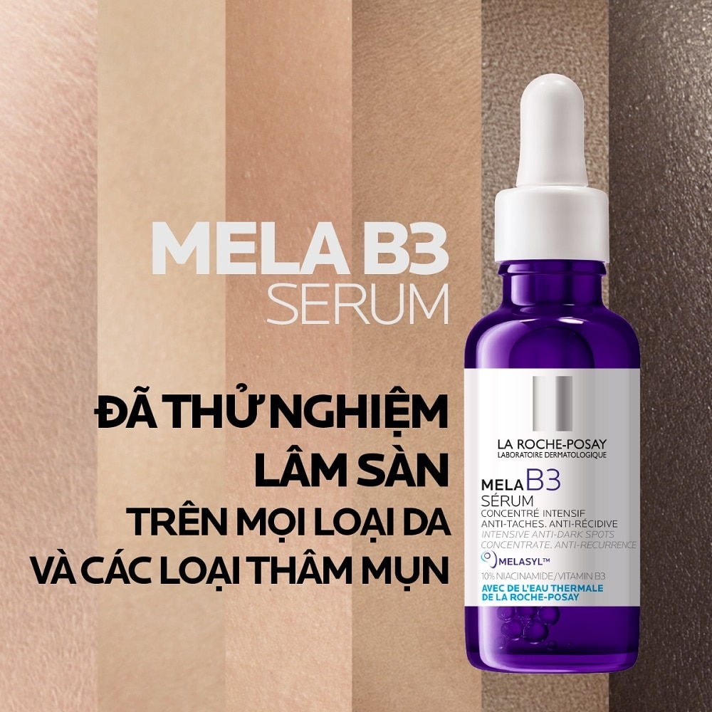 Serum La Roche Posay Dưỡng Sáng Mờ Thâm Nám Mela B3 30ml image