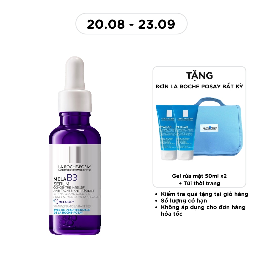 Serum La Roche Posay Dưỡng Sáng Mờ Thâm Nám Mela B3 30ml image