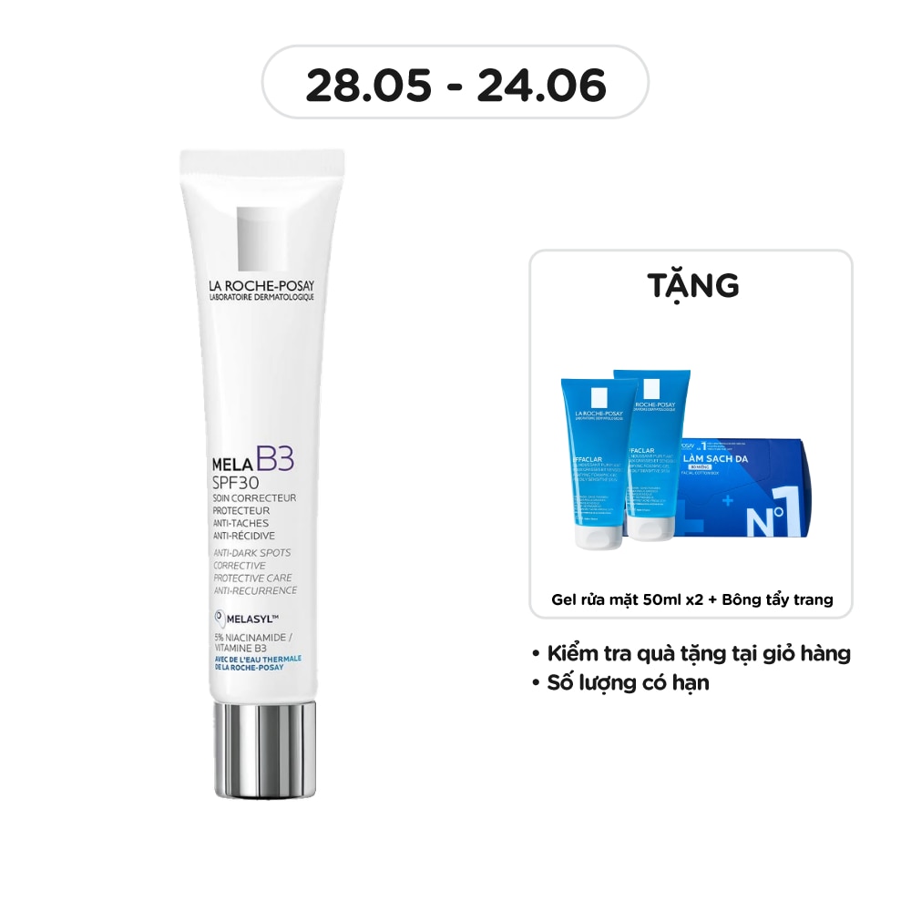 Kem Dưỡng La Roche Posay Mờ Thâm Nám Mela B3 Anti-Dark Spots Corrective Protective Care Anti-Recurrence 40ml