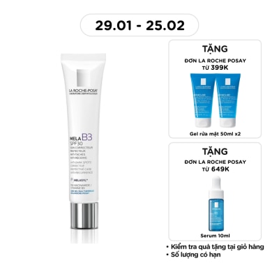 LA ROCHE POSAY Kem Dưỡng La Roche Posay Mờ Thâm Nám Mela B3 Anti-Dark Spots Corrective Protective Care Anti-Recurrence 40ml