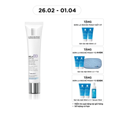 LA ROCHE POSAY - Kem Dưỡng La Roche Posay Mờ Thâm Nám Mela B3 Anti-Dark Spots Corrective Protective Care Anti-Recurrence 40ml
