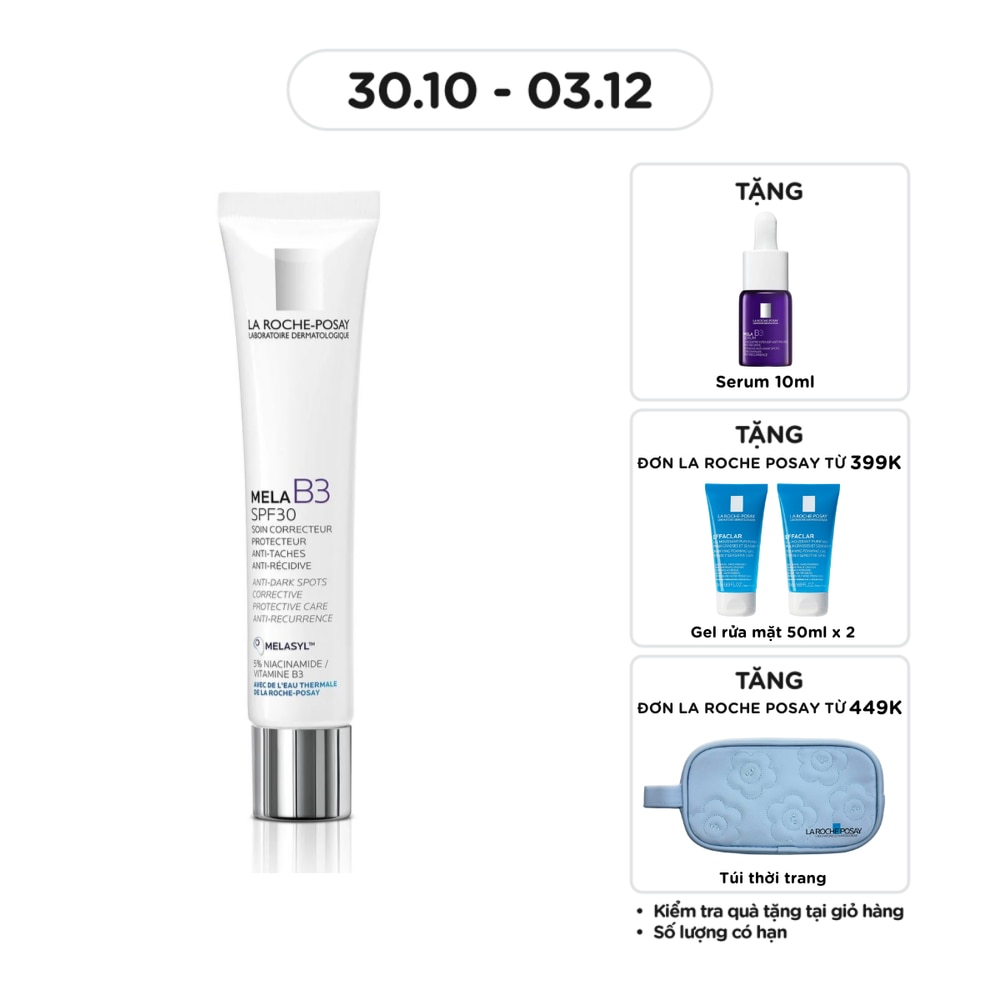 Kem Dưỡng La Roche Posay Mờ Thâm Nám Mela B3 Anti-Dark Spots Corrective Protective Care Anti-Recurrence 40ml