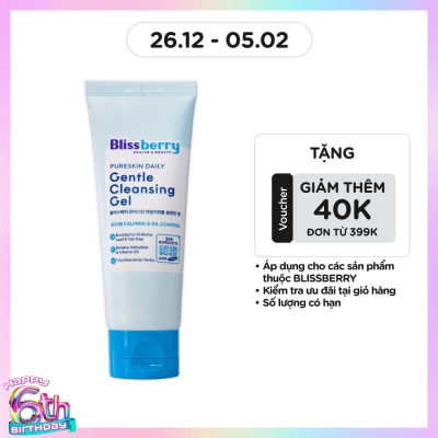 BLISSBERRY Pureskin Daily Gentle Cleansing Gel 100ml