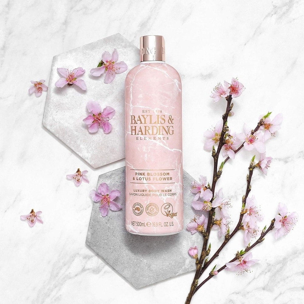 Sữa Tắm Baylis & Harding Hương Hoa Hồng Và Hoa Sen Pink Blossom & Lotus Flower 500ml