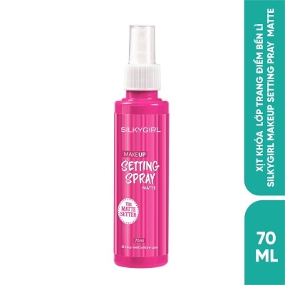 SILKYGIRL Xịt Khóa Nền Silkygirl Makeup Setting Spray - Matte 70ml