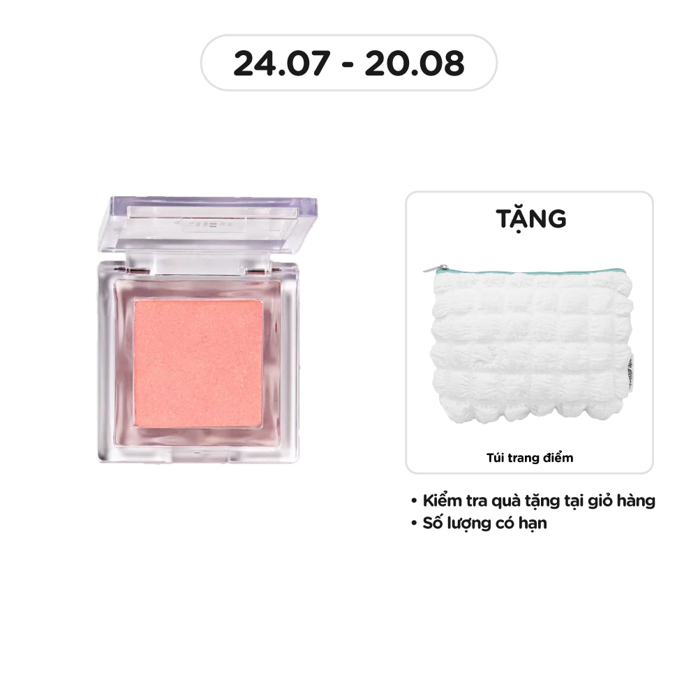 GLINT Phấn Má Hồng Glint By Vdivov Baked Blush 2.4g .#03 Melon Bite