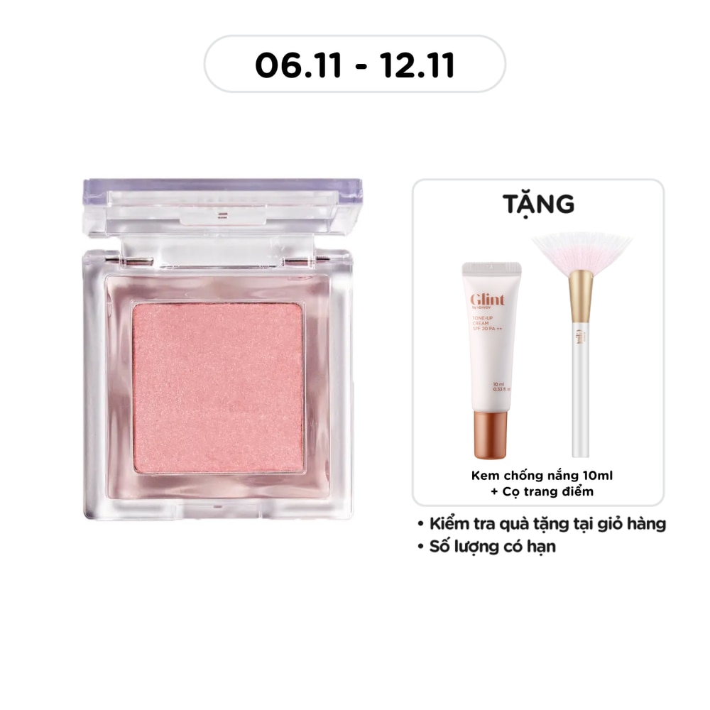 GLINT Phấn Má Hồng Glint By Vdivov Baked Blush 2.4g .#04 Tulip On