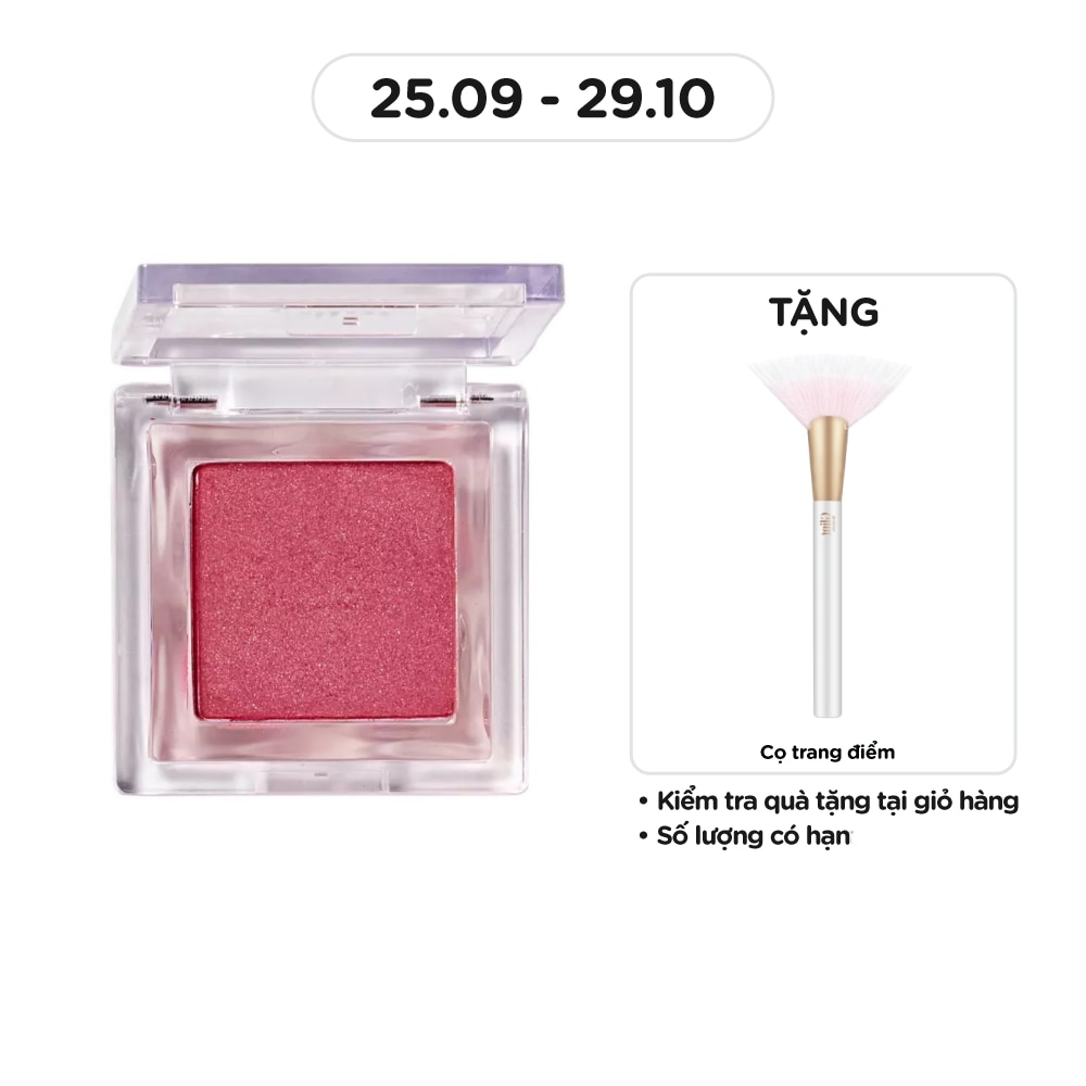 Phấn Má Hồng Glint By Vdivov Baked Blush 2.4g .#05 Strawberry Smoke