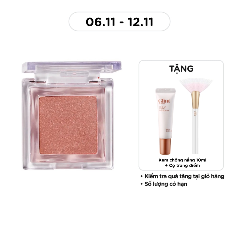 GLINT Phấn Má Hồng Glint By Vdivov Baked Blush 2.4g .#09 Burnt Sienna