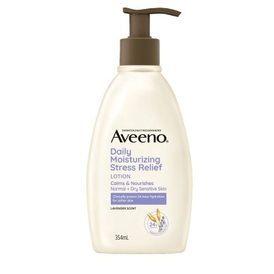 AVEENO Sữa Dưỡng Thể Aveeno Daily Moisturizing Stress Relief Lotion Giữ Ẩm Hàng Ngày Hương Lavender 354ml