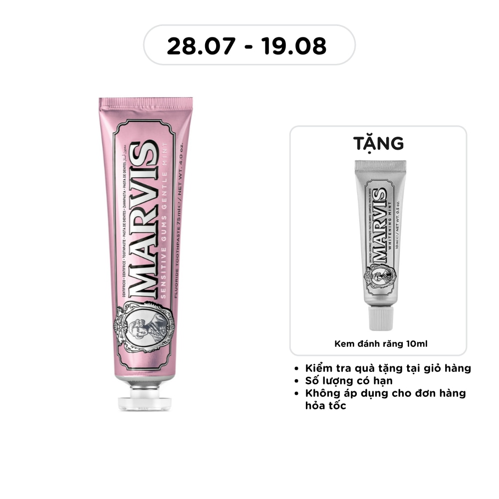 Kem Đánh Răng Marvis Sensitive Gums Gentle Mint 75ml