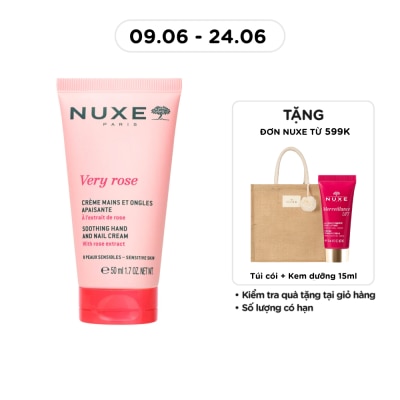 NUXE - Kem Dưỡng Tay Và Móng Nuxe Very Rose Hand And Nail Cream 50ml