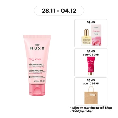 NUXE Kem Dưỡng Tay Và Móng Nuxe Very Rose Hand And Nail Cream 50ml