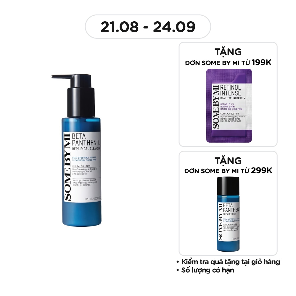 Gel Rửa Mặt Some By Mi Beta Panthenol Repair Gel Cleanser 120ml