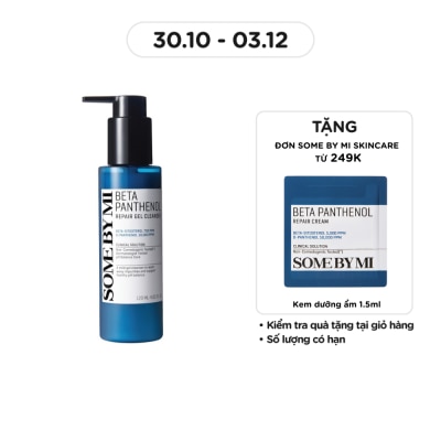 SOME BY MI Gel Rửa Mặt Some By Mi Beta Panthenol Repair Gel Cleanser 120ml