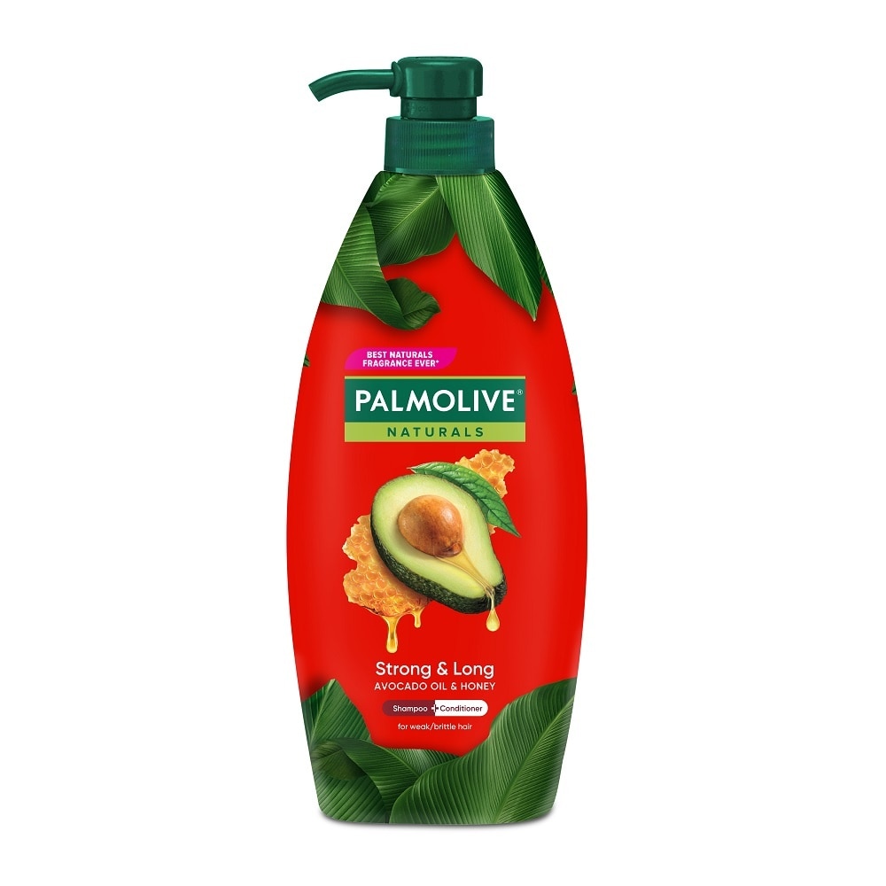 Dầu Gội Và Xả Palmolive Naturals Strong & Long Avocado Oil & Honey 600ml