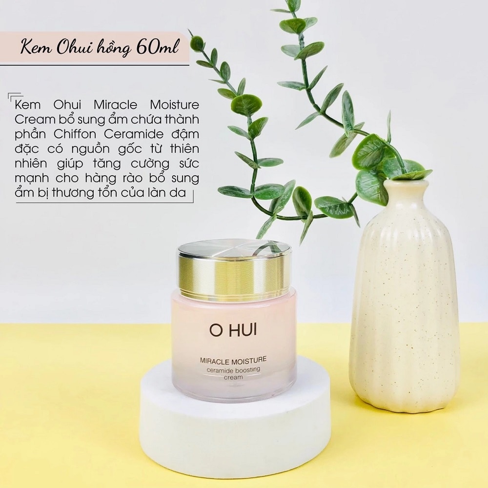 Kem Dưỡng Ẩm OHUI Miracle Moisture Ceramide Boosting Cream 60ml