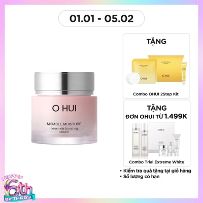 OHUI Kem Dưỡng Ẩm OHUI Miracle Moisture Ceramide Boosting Cream 60ml