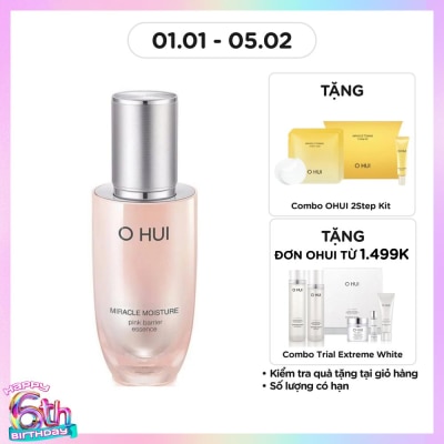 OHUI Essence Cấp Ẩm OHUI Miracle Moisture Pink Barrier Essence 50ml