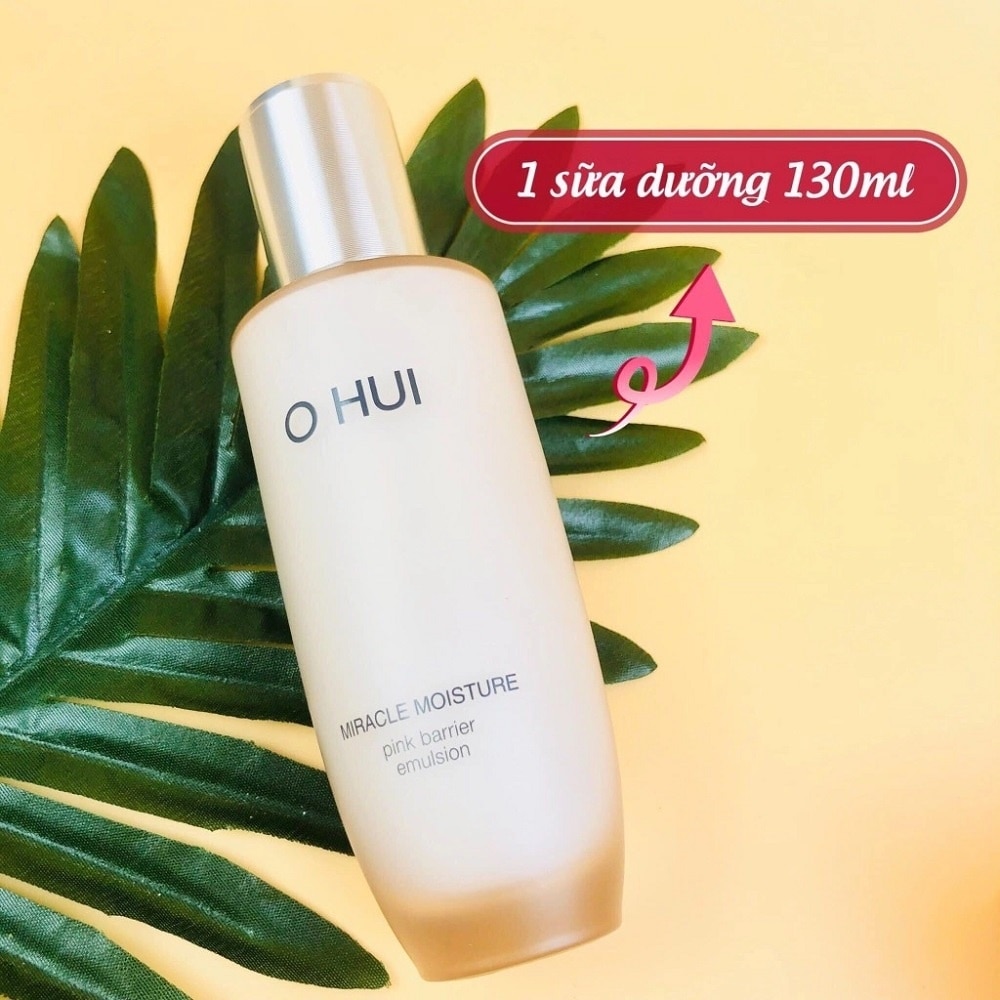 Sữa Dưỡng Da OHUI Miracle Moisture Pink Barrier Emulsion 130ml