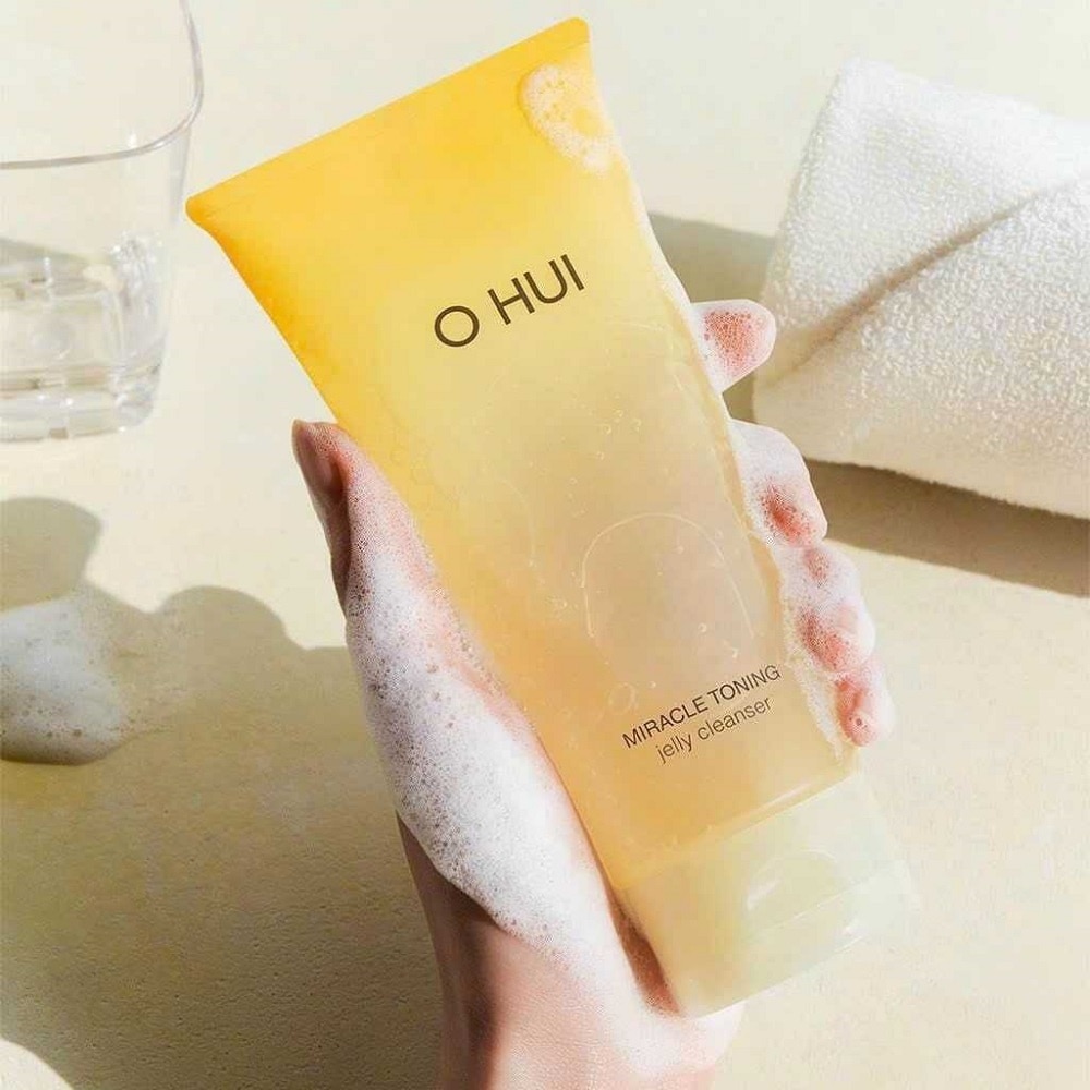 Gel Rửa Mặt OHUI Miracle Toning Jelly Cleanser 180ml