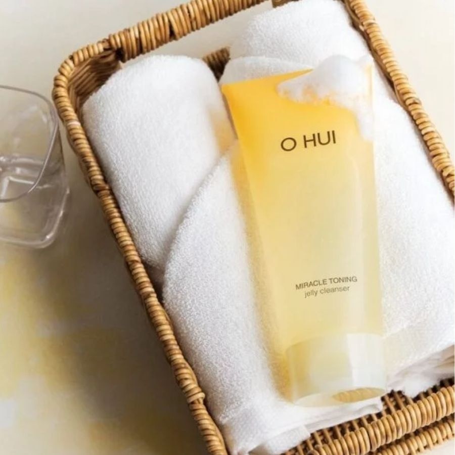 Gel Rửa Mặt OHUI Miracle Toning Jelly Cleanser 180ml