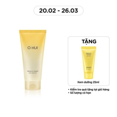 OHUI Gel Rửa Mặt OHUI Miracle Toning Jelly Cleanser 180ml