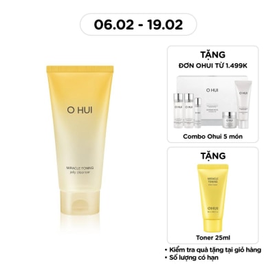 OHUI Miracle Toning Jelly Cleanser 180ml