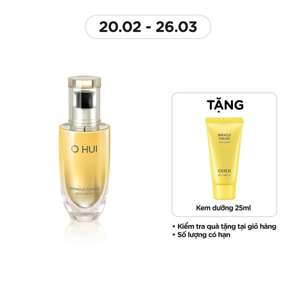 Tinh Chất OHUI Dưỡng Sáng Căng Mướt Miracle Toning Glow Serum 50ml