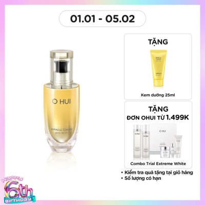 OHUI Tinh Chất OHUI Dưỡng Sáng Căng Mướt Miracle Toning Glow Serum 50ml