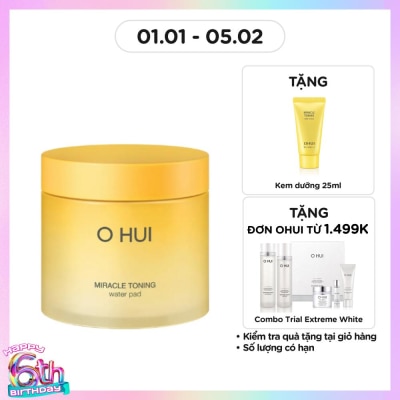 OHUI Bông Dưỡng Đa Năng OHUI Miracle Toning Water Pad 150ml