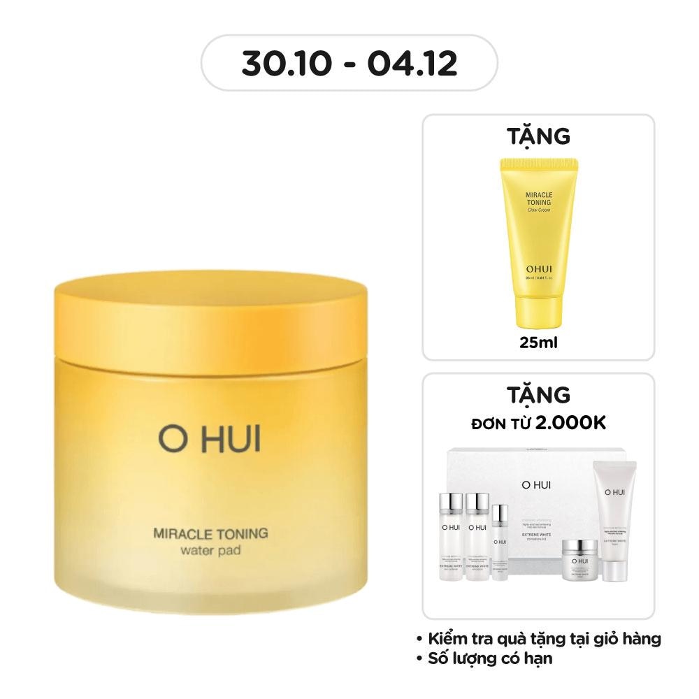 Bông Dưỡng Đa Năng OHUI Miracle Toning Water Pad 150ml