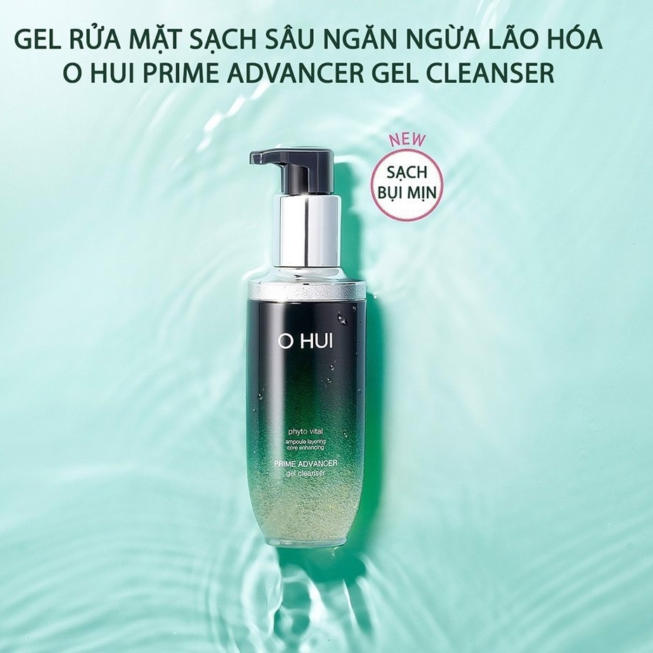 Sữa Rửa Mặt OHUI Ngăn Ngừa Lão Hóa Sớm Prime Advancer Gel Cleanser 250ml