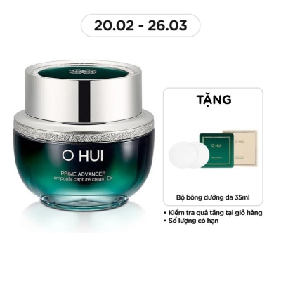 OHUI Kem Dưỡng Ngăn Ngừa Lão Hóa Sớm OHUI Prime Advancer Ampoule Capture Cream Ex 50ml