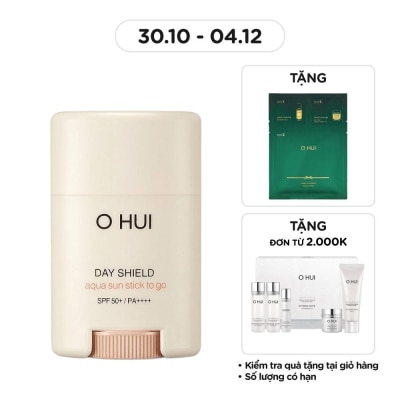 OHUI Kem Chống Nắng OHUI Day Shield Aqua Sun Stick To Go SPF50+/PA++++ 14g