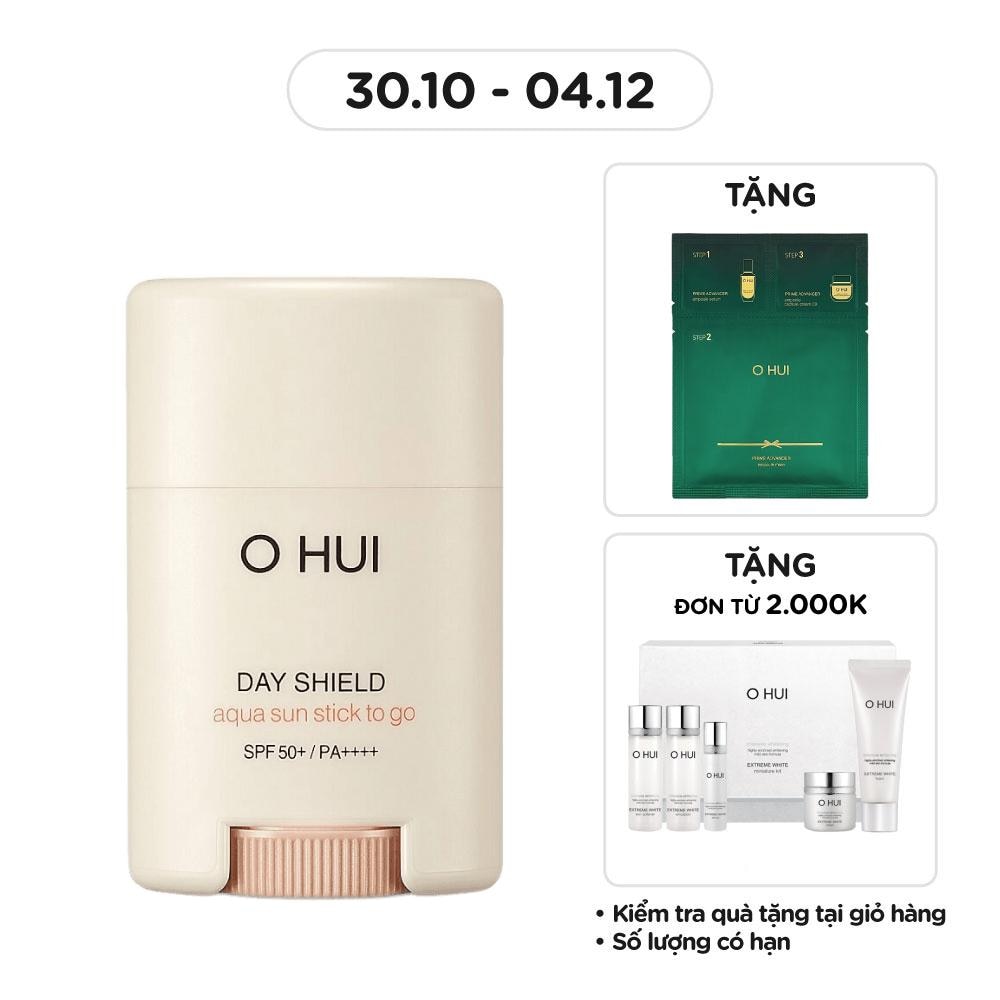 Kem Chống Nắng OHUI Day Shield Aqua Sun Stick To Go SPF50+/PA++++ 14g