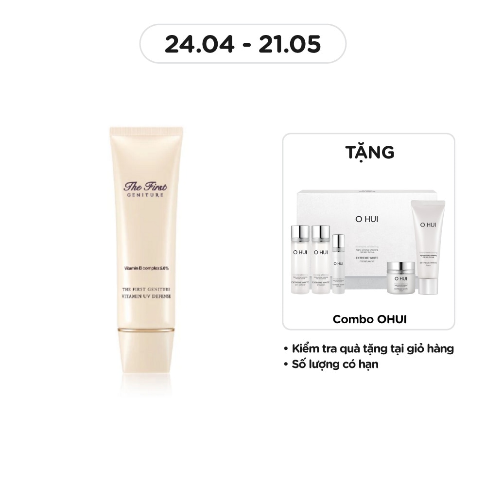 Kem Chống Nắng OHUI The First Geniture Vitamin UV Defense SPF50+/PA++++ 50ml