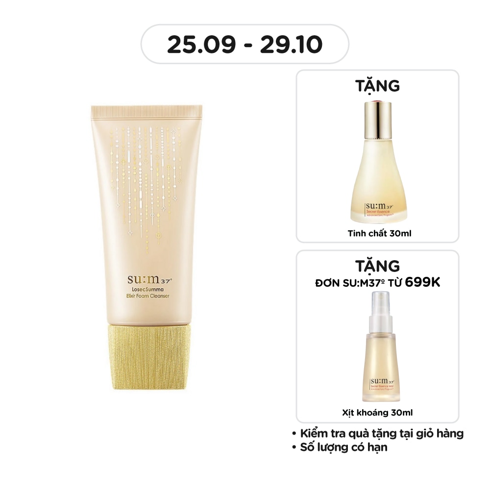 Sữa Rửa Mặt Su:m37 Losecsumma Elixir Foam Cleanser 150ml