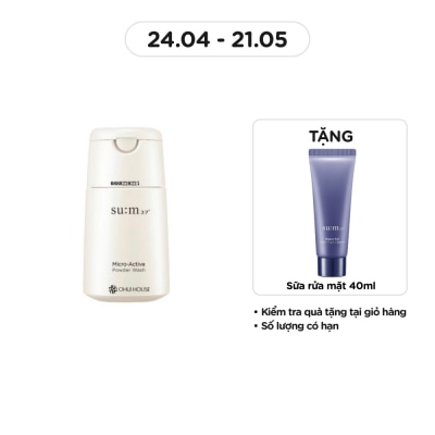 SU:M37º Sữa Rửa Mặt Dạng Bột Su:m37 Micro-Active Powder Wash 60g