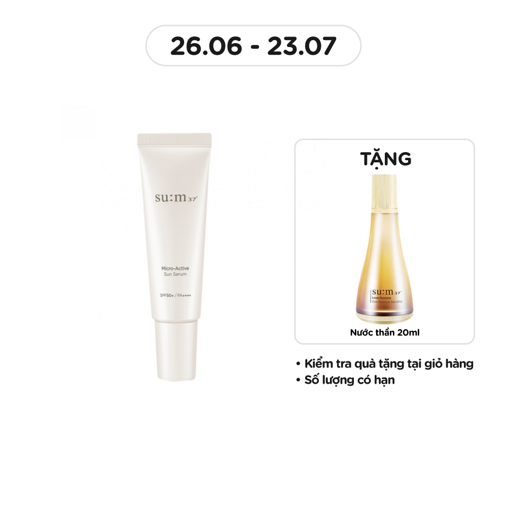 Tinh Chất Su:m37 Micro-Active Sun Serum SPF50+/ PA++++ 50ml