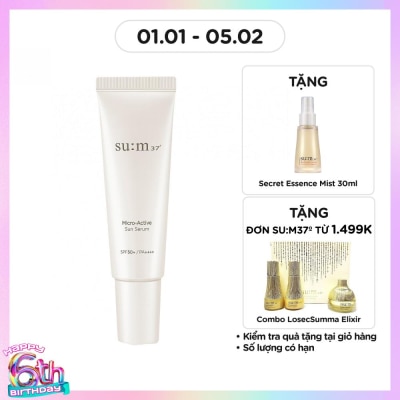 SU:M37º Tinh Chất Su:m37 Micro-Active Sun Serum SPF50+/ PA++++ 50ml