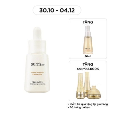 SU:M37º Tinh Chất Su:m37 Micro-Active Brightening Ampoule 15ml