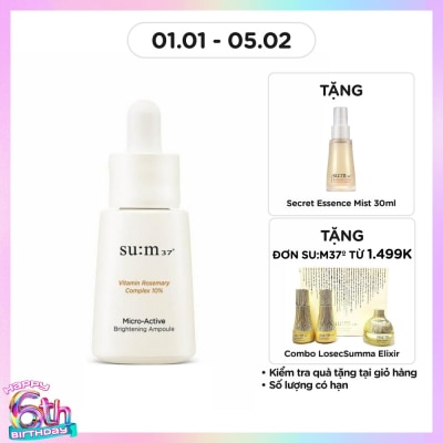 SU:M37º Tinh Chất Su:m37 Micro-Active Brightening Ampoule 15ml