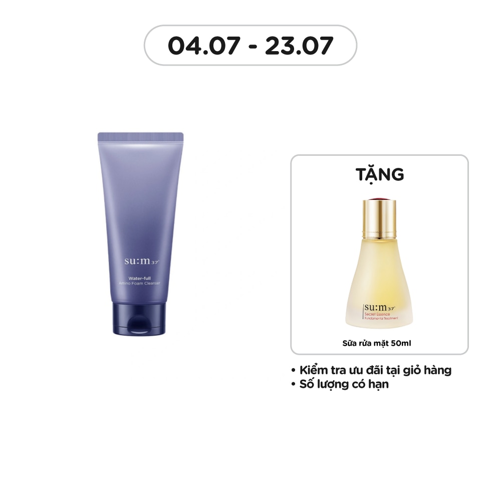 Sữa Rửa Mặt Su:m37 Water-Full Amino Foam Cleanser 200ml