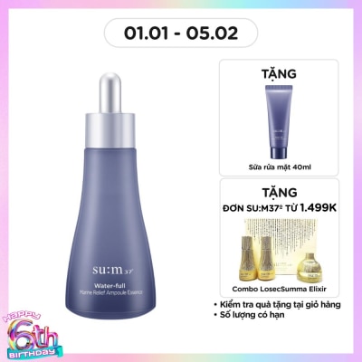 SU:M37º Tinh Chất Su:m37 Water-Full Marine Relief Ampoule Essence 50ml