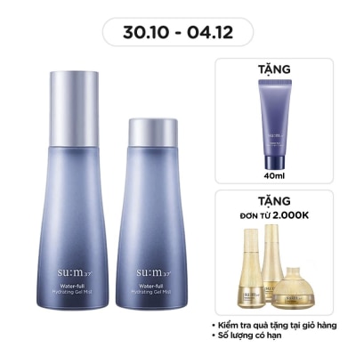 SU:M37º Xịt Khoáng Su:m37 Water-Full Hydrating Gel Mist 60ml+ 60ml